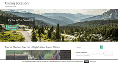 Desktop Screenshot of cyclinglocations.com